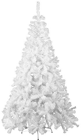 Hengmei, Albero di Natale artificiale in PVC, colore: verde, con supporto in metallo, ca. Punte Lena decorazione natalizia