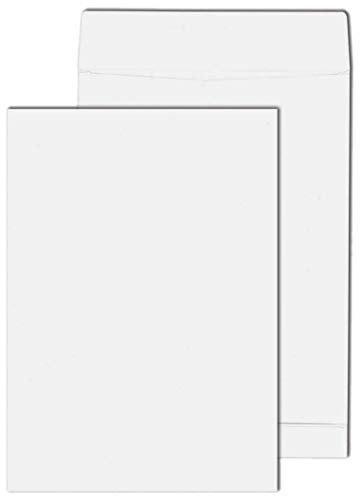 100 Faltenversandtaschen B4 ohne Fenster MAILmedia haftklebend weiß Kraftoffset Papier 130g/qm