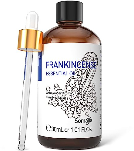 HIQILI Frankincense Oil Essential 30ML, 100% Natural Frankincense Oil for Face, Candle Making, Diffuser, Skin&Hair-1 Fl Oz