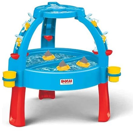 Dolu 3074 Sand and Water Activity Table Spielzeug, Mehrfarbig - 82x98x98 cm, Kinderaktivit�tsspielzeug f�r drinnen und drau�en, Aktivit�tstisch ideal f�r Kinder ab 24 Monaten