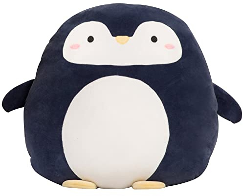 LICHENGTAI Plüschtier, 40cm Plüschtier Flauschiges Stofftier Kawaii Pinguin, Kuscheltier Ausgestopftes Tier Plüschkissen Gefüllt Spielzeug Geschenk für Kinder Mädchen Jungen