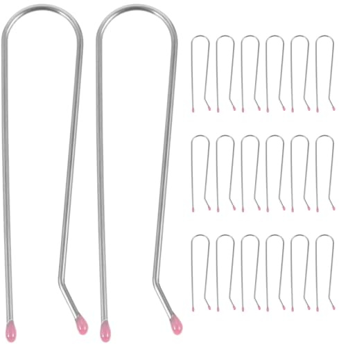 EXCEART U Förmige Lockenwickler Clip 20 Stück Hot Roller Clips Ersatz Hot Curler Clips Für Haarstyling
