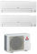 Climatizzatore Mitsubishi BT dual split 7000+9000 btu con inverter in R32 WI-FI incluso in A+++ MXZ-2F42VF3