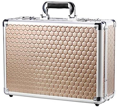 ZLSNOBLE Safe Briefcase, Hard Laptop Briefcase, Small Anti-Theft Combination Box, Car Safe Office Files(A)