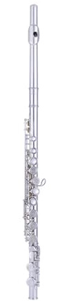Querflöte Instrument Flötenblasinstrument Weiße Kupferklappe E-Klappe Geteilte C-Klappe Versilbert 16 Löcher Für Anfänger Für Spielen