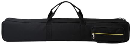 Qianly Billard-Queue-Tragetasche, Pool-Queue-Koffer, Oxford-Stoff, 1/2 Gelenk-Queue-Tasche, Schwarz