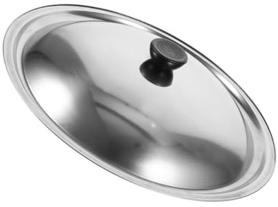 Holibanna Metal Pot Lid Universal Pan Cover 26cm Stainless Steel Cooking Pot Replacement Lid Splash-proof