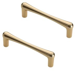 Yeandshi 2 Pack Gold 96mm Loch Mitte Küchenknauf ， Schrankgriff Null Schublade Ziehen Kuchenschnankgriff.