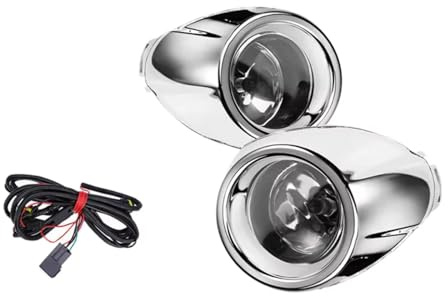 Car front fog lights, Front Foglamp Assembly, For Focus 3 2012 2013 2014 4F9Z15200AA Car Front Driving Fog Light Bumper Fog Lamp Assembly With Bulb Wire Switch Cover