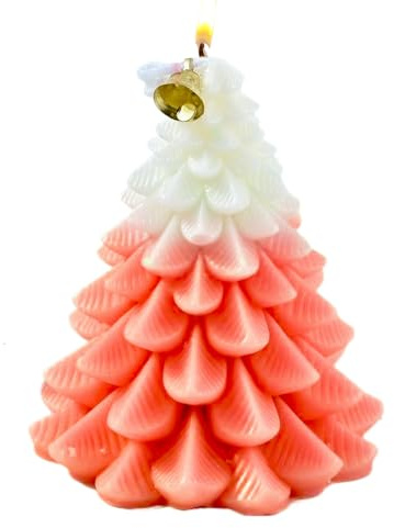 Fenayuu Weihnachtsbaum Kerzen,Dekoration Mit Langer Brenndauer - Duftkerzen Für Zuhause - Für Winter Weihnachten Halloween Party Hochzeit Haushalt