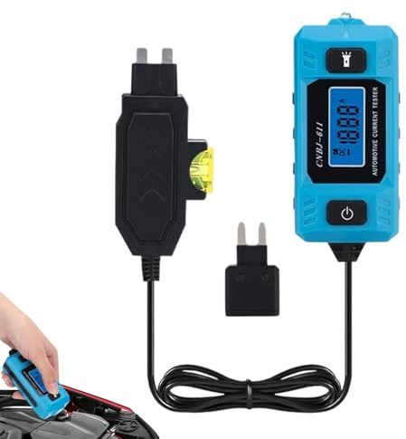 Lpoppcx Relätestare För Bilar Och Fordon,Kontroll Av Relä Med 20A 48V Inklusive Framljus | Noggrann Strömtestare För Fordon Med LCD Skärm | Hemma, Garage, Reparationsverkstad, Vägkant Och