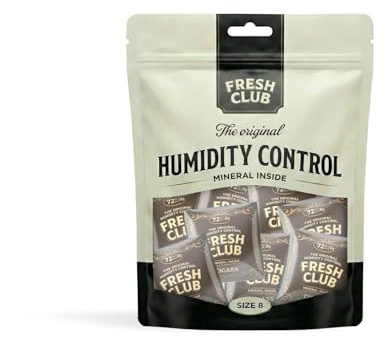 Fresh Club 2-Wege-Feuchtigkeitsregler 72% RH, 10 Stück | Bidirektionale Feuchtigkeitspacks für Vorratsdosen, Aufbewahrungsboxen und Reisebehälter zur stabilen Feuchtigkeitskontrolle
