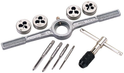 Draper 79201 - Juego de machos y terrajas (10 unidades)