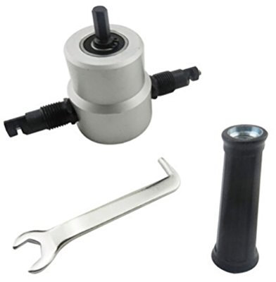 OUNONA Roditrice taglierina lamiera a doppio testa per trapano in metallo