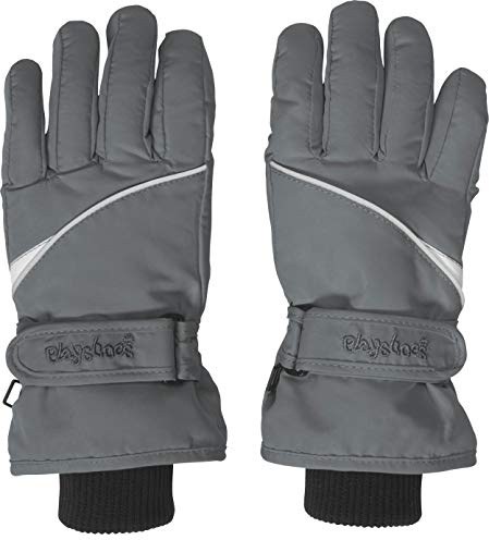 Playshoes Unisex Kinder Finger Winter-Handschuhe mit Klettverschluß