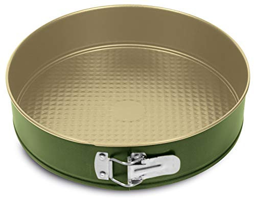 Guardini, Bnat, Tartera , 22cm. Material: Acero con Revestimiento Antiadherente de Cera de Carnauba, Color Verde y Beige.