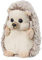 Bauer Spielwaren Deine Tiere mit Herz Igel stehend: Kleines Kuscheltier zum Kuscheln und Liebhaben, ideal als Geschenk, 15 cm, hellbraun (12543)