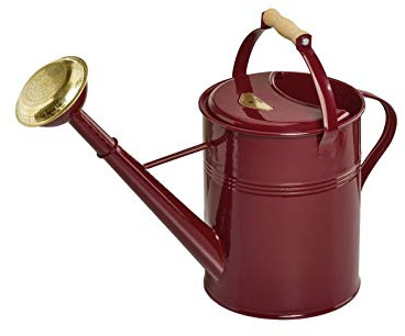 Gießkanne British Can Classic 9 Liter in Dunkelrot