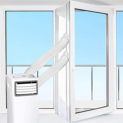 Fensterabdichtung Klimaanlage, 400CM Fensterabdichtung für Mobile Klimageräte, Klimaanlagen, Wäschetrockner, Anbringen Dachfenster, Flügelfenster