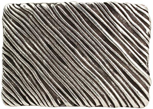 BELTINGER Gürtelschnalle Superficial Stripes 4,0 cm | Buckle Wechselschließe Gürtelschließe 40mm Massiv | Wechselgürtel bis 4cm