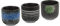 UPKOCH Japanese Ceramic Tea Cup Teacup, 3Pcs Small Vintage Tea Cups, Traditional Earthenware Cups, No Handle Asian Tea Cups for Home Kitchen 200ml