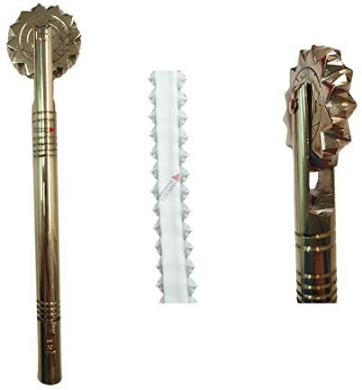 Professional Cooking Rotella tagliapasta sardo su rudigliu Artigianale in Ottone Massiccio n.12