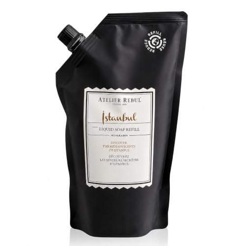 ATELIER REBUL ISTANBUL HANDSEIFE NACHFÜLLPACK (500ml) - Exklusiver & Duftender Seifenauffüller - Natürlich