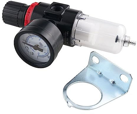WHYHKJ Luftdruckregler Mini Inline Filter Öl Wasser Trap Feuchtigkeit Airbrush Kompressor Luftkompressor Zubehör