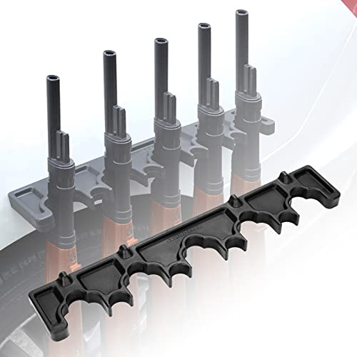 BOOSTEADY Gewehrregal Magnetisches Waffenregal Gummi Waffenhalter Gewehrauflage für 5 Schrotflinten Gewehre