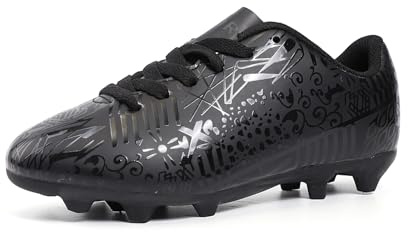 GWMDKI Boys Football Shoes Kids Girls FG/AG Soccer Athletics Training Sport Running Shoes Profession Competition Teenager Indoor Outdoor Cleats Sneakers