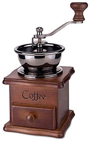Moulin à café manuel en bois massif, Design rétro familial, Mini moulin manuel en grains, épaisseur ajustée, moulin à café de cuisine