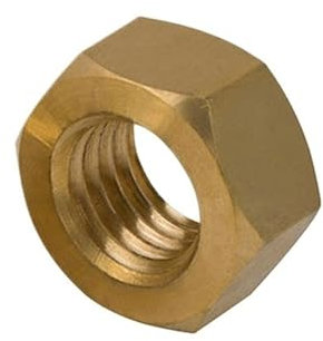 Massive Messing-Kupfer-Sechskant-Sechskantmutter for M2 M2,5 M3,5 M4 M5 M6 M8 M10 M12 M14 M16 M18 M20 M22 M24 Schraubenbolzen, metrisches Gewinde (Size : M22 x1pc)