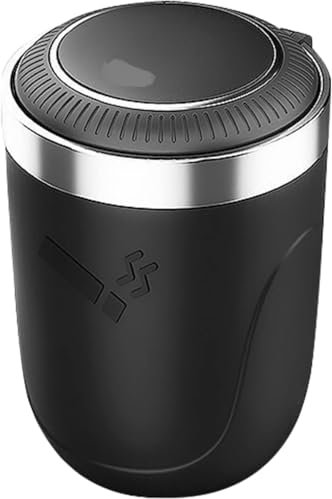 ZJIZOU Posacenere Auto per Mini Clubman (2008-2014),Portatile Multifunzione Portacenere Si Adatta alla Maggior Parte dell'automobile.