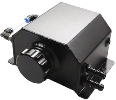 Milageto Tanque de Refrigeración de 1 Litro en Aluminio, NEGRO