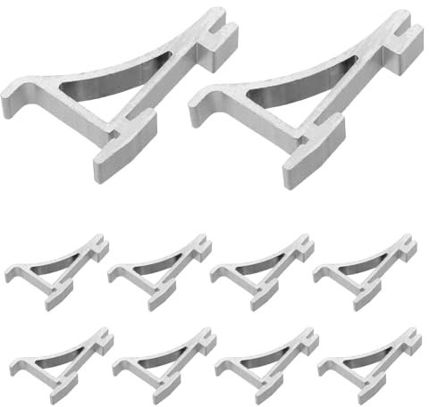 WHAMVOX 30pcs Heavy Duty Aluminum Refrigerator Shelf Supports Clips Thickened Freezer Shelf Brackets with Secure Slot Design for Stable Fridge and Cooler Storage Organization