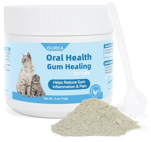 Yakucho Oral Health for Cat, Cats Gingivitis Treatment, Reduce Gum Inflammation, Redness & Pain, Combats Gum Disease, Natural Plant-Based Active Formula, Cat Oral Care, Gums Health Treatment