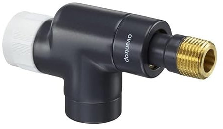 Oventrop Thermostatventil Baureihe E Axial, DN 15, 1/2, PN 10 anthrazit
