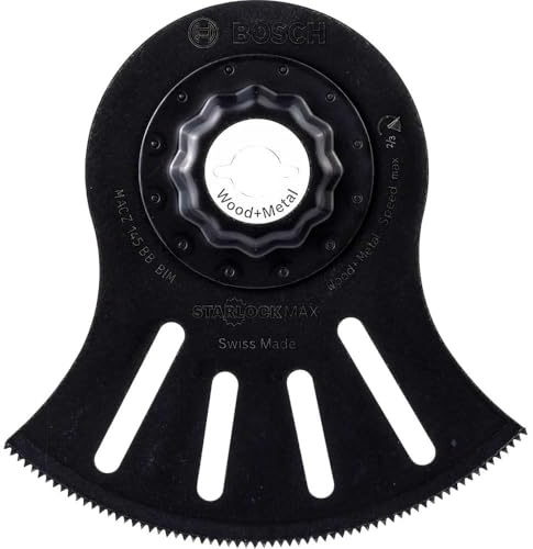 Bosch Professional 1x Segmentsägeblatt Starlock MACZ 145 BB (für Holz, Holz mit Nägeln, Kunststoff, Zubehör Multifunktionswerkzeug)