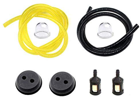 AISEN Gummitülle Stopfen mit Benzinpumpe Benzinschlauch für AL-KO Einhell/Gardenline, Jackson & Spears, Forabest und Norma Benzin Heckenscheren und Motorsensen