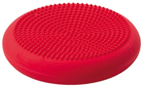 Togu Balancekissen Dynair Ballkissen Senso 36 cm, Sitzkissen mit Noppen (rot)