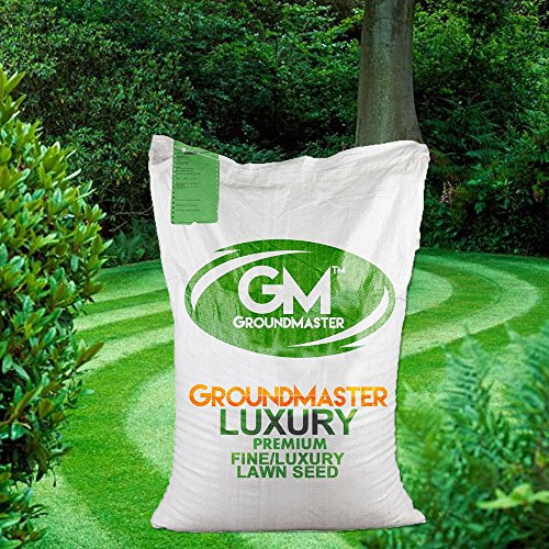 Semillas de césped GroundMaster Fine Luxury Green para estilo ornamental de césped de lujo. Disponible en varios tamaños.