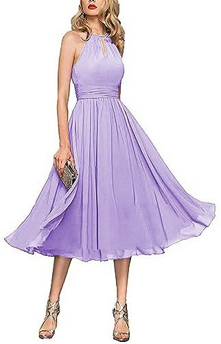 Vestido corto de dama de honor para mujer, color verde azulado, largo para madre de la novia, vestido formal, Lila, 46