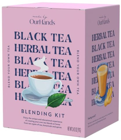 Tea Blending Kit by OurHands - create your own bespoke teas and infusions from loose leaf teas and natural botanicals