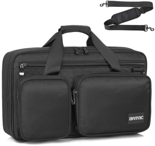 IBVIVIC DJ-Controller-Tasche für DDJ-FLX4, DDJ SB3, DDJ SB2, DDJ 400, DDJ RB gepolsterte DJ-Tragetasche