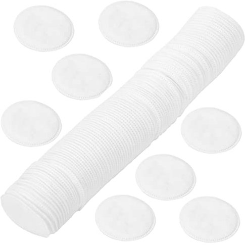 Ipetboom 100 Stück Runde Einweg Gesichtspads Aus Vliesstoff Hautfreundliche Make up Entferner Pads Für Täglichen Gebrauch Praktische Kosmetikpads Weiß Geeignet Für Reisen Und Empfindliche Haut