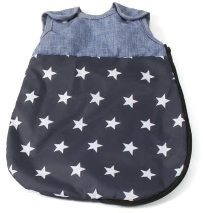 Bayer Chic 2000 Puppenschlafsack Bola Sternchen Navy | Puppen-Kleidung | Kuscheliger Puppenschlafsack im zeitlosen Sternchen Navy Design. Pflegeleicht, leicht zu öffnen & unempfindlich.