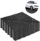 uyoyous PP Garagenboden 20 Stück werkstattboden 40×40CM garagenboden matten 18MM Dick klickfliesen Garage Garagen Grau Drainagematte für Garage, Outdoor, Innenpool (3.2m²) (Schwarz, 40×40cm, 20)