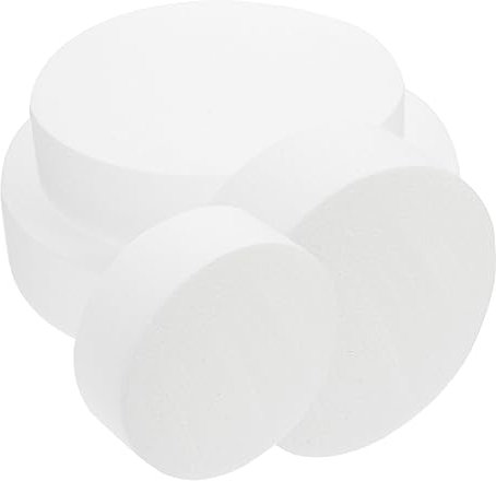 SEWACC 4pezzi Manichini per Torte in Schiuma Riutilizzabili Rotondi per Modelli Torte Accessori per Esercitarsi