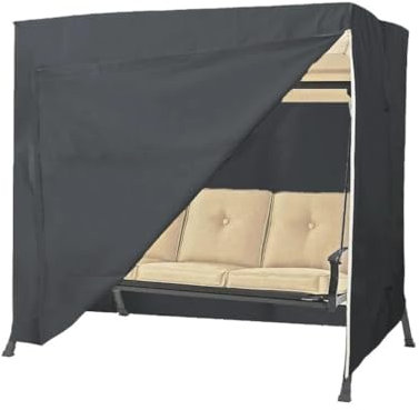 YGLEEULI schaukel Abdeckung Outdoor Furniture Protective Cover Outdoor Waterproof Dust Swing Cover for Home Outdoor Garden 220x125x170cm