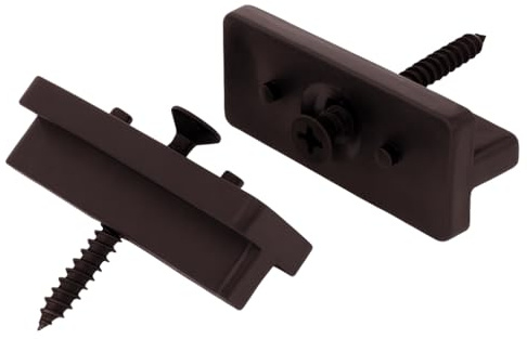 100 Stück WPC Clips, 5.5 mm Terrassenclips Kunststoff, Versteckte Befestigung mit Edelstahlschrauben, Schwarz T Clip mit Schwarz Schrauben für WPC/BPC Dielen